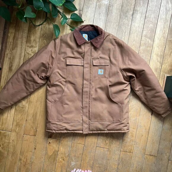 CARHARTT LOOSE FIT FIRM DUCK INSULATED TRADITIONAL COAT - Picture 1 of 4